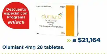 Farmacia San Pablo Olumiant 4mg c/28 tabs oferta