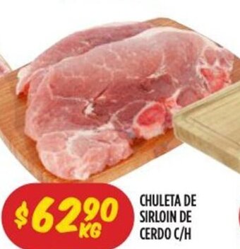 Mi Tienda del Ahorro Chuleta de Sirloin de Cerdo C/H oferta