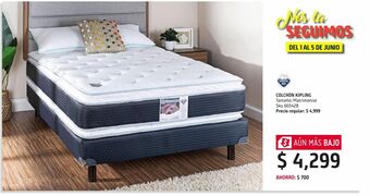 Sodimac Homecenter Colchón matrimonial kipling oferta