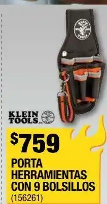 The Home Depot Porta herramientas con 9 bolsillos oferta