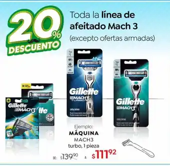 DelSol Máquina de afeitar gillette oferta
