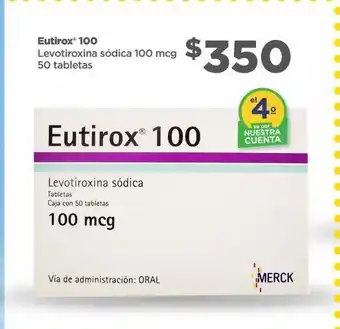 Eutirox 100 100mcg c/50 tabs