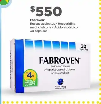 Bodega Aurrerá Fabroven c/30 cáps oferta