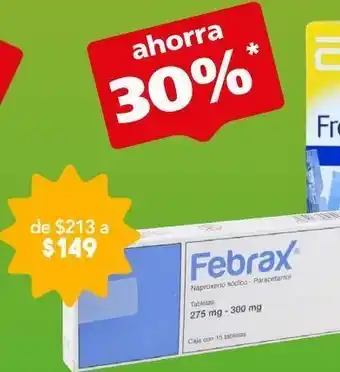 Farmacia San Pablo Febrax 15 tableta caja oferta