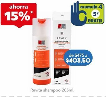 Farmacia San Pablo Revita shampoo 205ml oferta