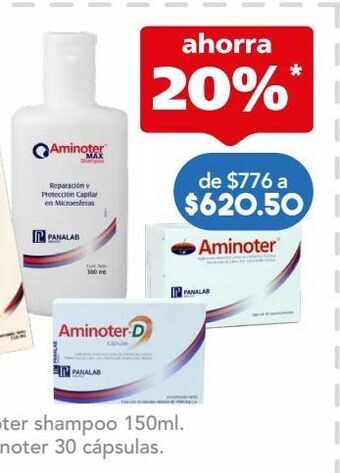 Aminoter 30 cápsulas