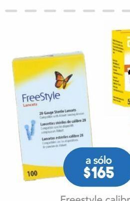 Farmacia San Pablo Freestyle lancetas estériles calibre 28 oferta
