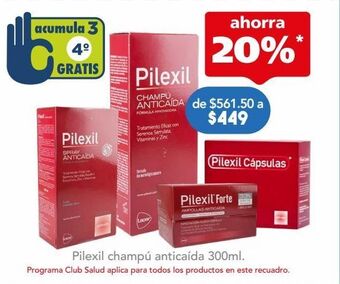 Farmacia San Pablo Pilexil champú anticaída 300ml oferta