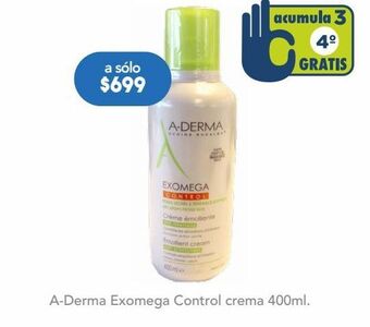 Farmacia San Pablo A-derma exomega control crema 400ml. oferta