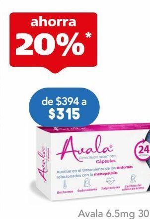Farmacia San Pablo Avala 6.5mg 30 cápsulas oferta