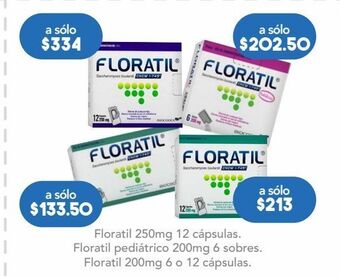 Farmacia San Pablo Floratil 250mg 12 cápsulas. oferta