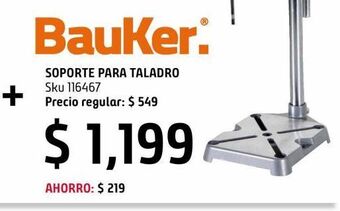 Sodimac Homecenter Soporte para taladro ds080 bauker oferta