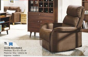 Sodimac Homecenter Sillón reclinable portofino ch oferta