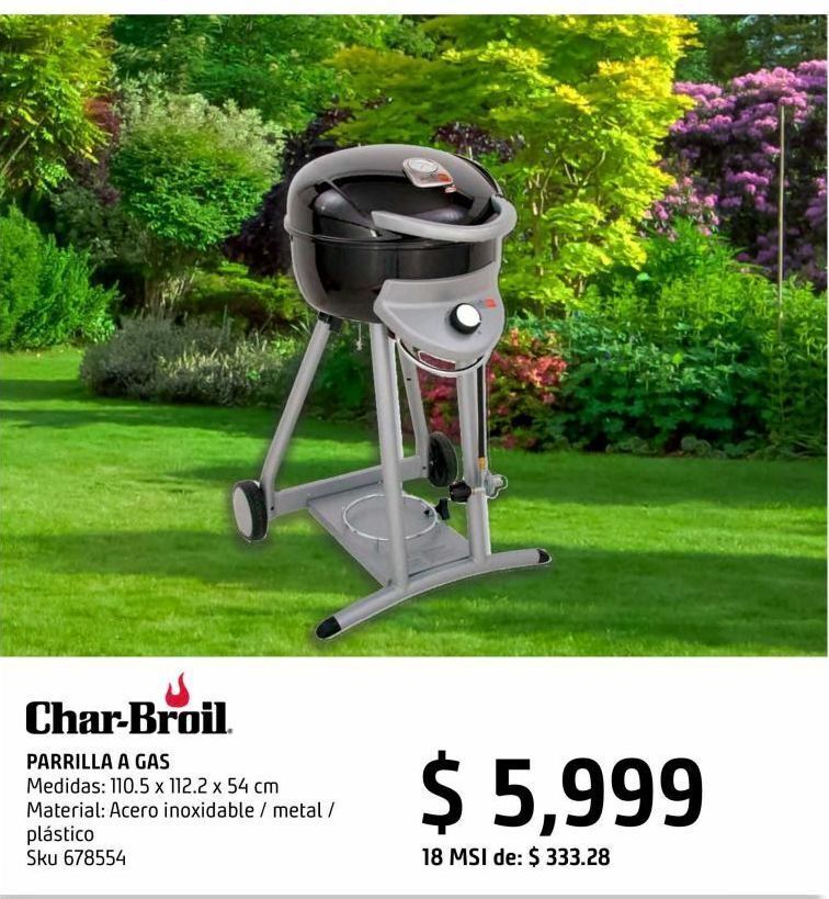 Sodimac Homecenter Asador de gas infrarojo oferta