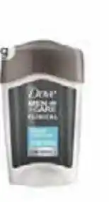 Antitranspirante dove men+care clinical clean comfort en crema para caballero 48 g