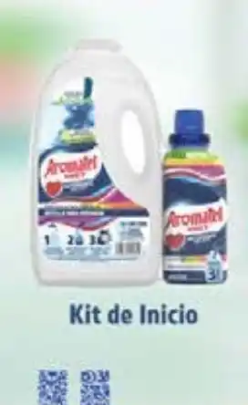 Walmart Kit inicial detergente líquido concentrado aromatel rinde+ para ropa blanca y de color 500 ml oferta
