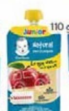 Alimento para niños gerber junior pera plátano y yogurt 110 g
