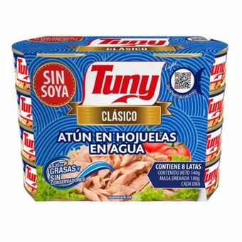 Sam's Club Atún en agua tuny clásico 8 pzas de 140 g c/u oferta