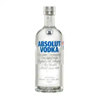 Vodka absolut original blue 750 ml