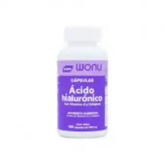 GNC Wonu acido hialuronico + vit a y colageno - 120 capsulas oferta