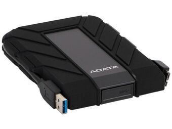 Disco duro portátil adata dashdrive durable hd710 pro de 2 tb a prueba de agua y golpes, usb 3.0. color negro.