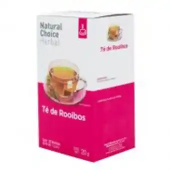 Natural choice herbal té de rooibos - 20 bolsitas