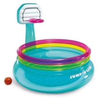 Chapur Juguete figura inflable trampolin con canasta intex oferta