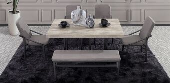 Comedor rectangular celtos gris