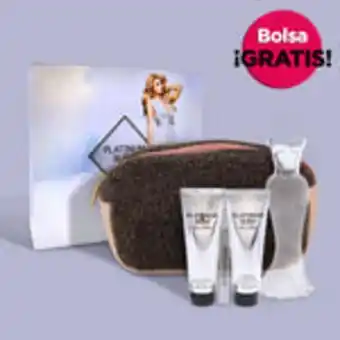 Waldos Set de perfume paris hilton platinum rush, 4 piezas + ¡hip bag sparkling pink de regalo! oferta