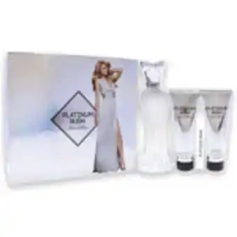 Set de perfume paris hilton platinum rush, 4 piezas