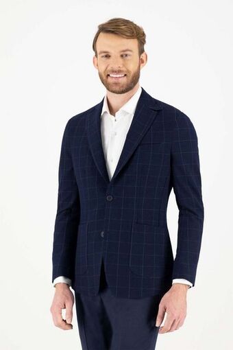 Robert's Saco sport roberts red azul marino slim fit oferta
