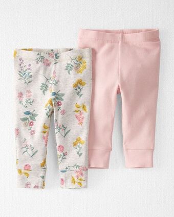 Carter's Paquete de 2 pantalones grow-with-me orgánicos carter's little planet oferta