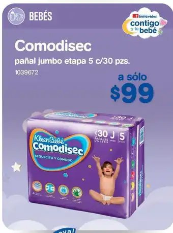 Farmacias Benavides Comodisec pañal jumbo 30un oferta