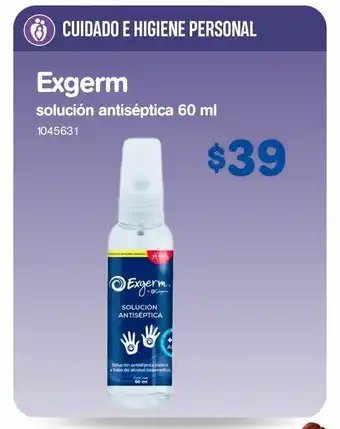 Exgerm solución antiseptica 60ml