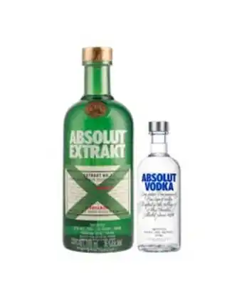 La Europea Vodka absolut extrakt 700ml + vodka absolut azul 375ml oferta