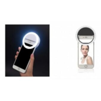 Fandeal Lámpara aro min luz led celular recargable oferta