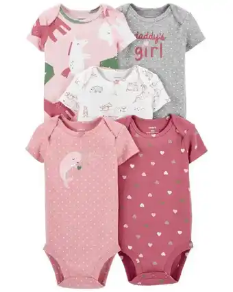 Carter's Paquete de 5 pañaleros con estampado carter's oferta