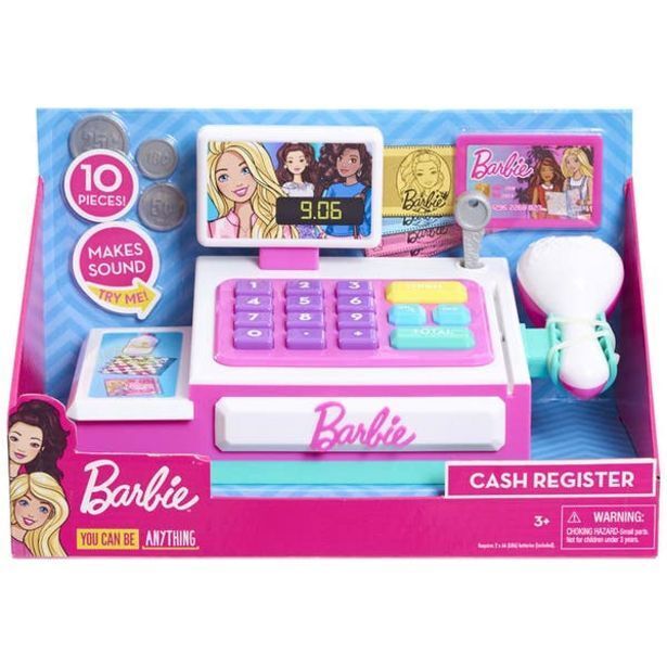 Caja registradora barbie mattel online