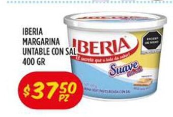 Iberia Margarina Untable Con Sal 400 gr