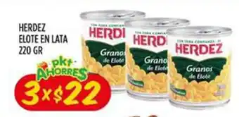 Herdez Elote en Lata 220 gr