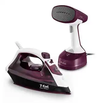 Elektra Paquete plancha de vapor t-fal y cepillo de vapor paqfv19dt70 vino oferta
