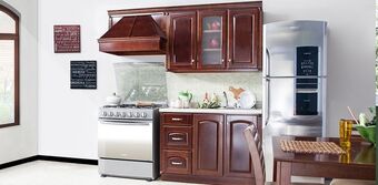 Muebles Dico Cocina 2.00 metros imperio nogal oferta