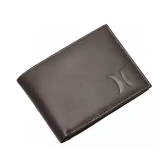 Cartera hurley leather wallet classic /brwn/-hombre