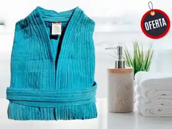 Colap La Palestina Bata de baño rayas azul oferta