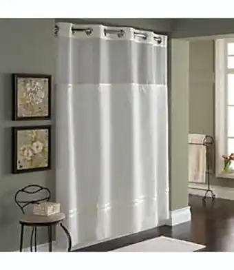 Bed Bath & Beyond Set de cortina de baño y forro de poliéster hookless® escape™, 1.8 x 1.87 m color marfil oferta
