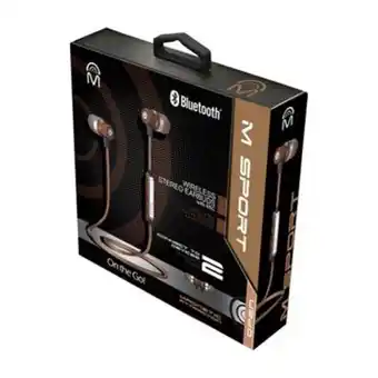 Audífonos in-ear mental beats m-sport inalámbricos café