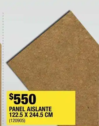 The Home Depot Panel aislante 122.5 x 244.5 cm oferta