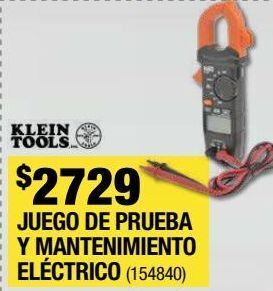 Juego de prueba y mantenimiento eléctrico negro klein tools