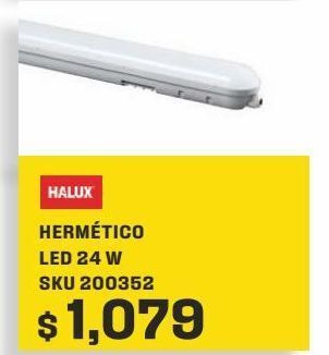 Hermético led 24 w 120 cm