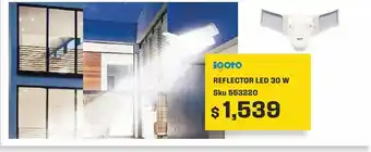 Sodimac Homecenter Reflector led re02 30w 2,000lm 30,000 hr oferta